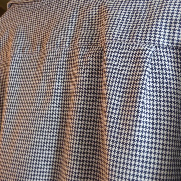 Houndstooth Black & White Shirt/Hart Schaffner Marx, size M - Picture 5 of 11